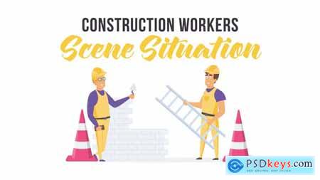 Construction workers - Scene Situation 28256036