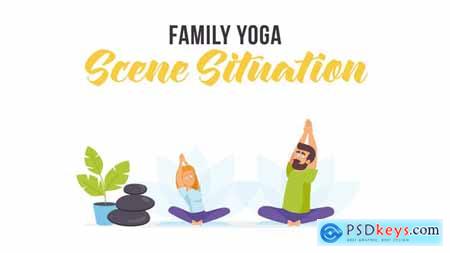 Family yoga - Scene Situation 28256082