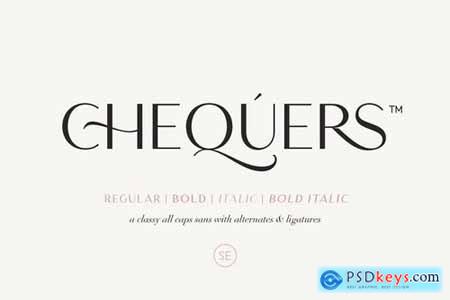 Chequers - Modern Sans Serif