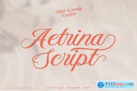 Aetrina Elegant Script Display