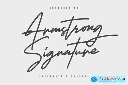 Armstrong Signature Font 5284663