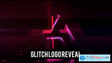 Glowing Glitch Logo 23231368