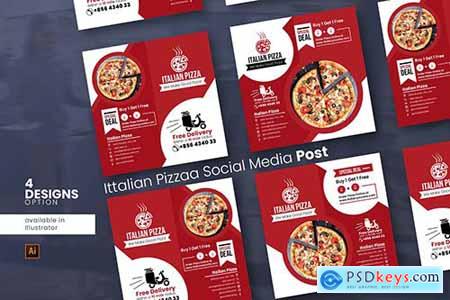 Italian Pizza Social Media Post
