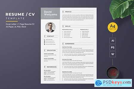 Creative Resume - CV Template750
