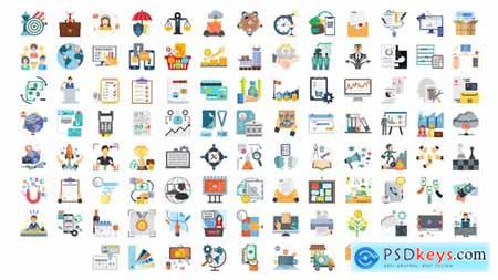 100 Business and Startup Icons 28281466
