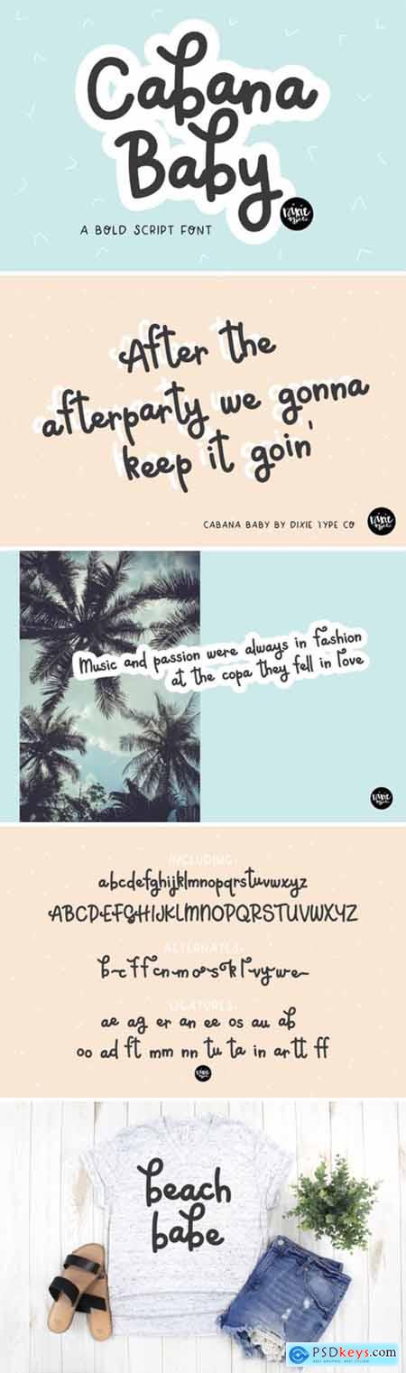 Cabana Baby Font