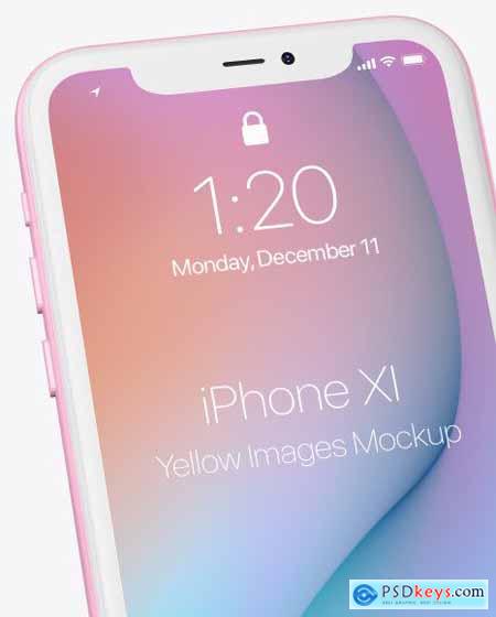 Clay Apple iPhone 11 Pro Mockup 65803