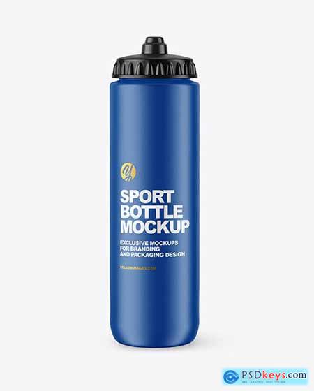 Plastic Sport Bottle Mockup 65832