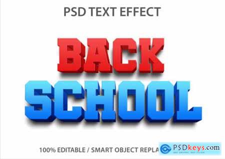 Text effect Back to School