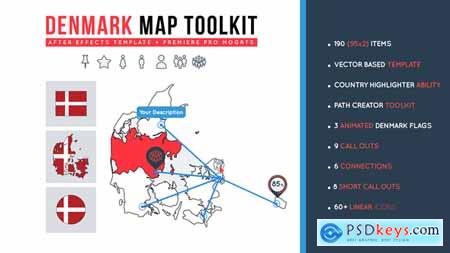 Denmark Map Toolkit 28316636