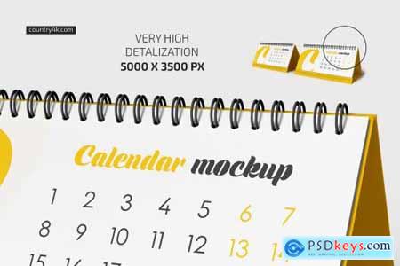 Desk Calendar v01 Mockup Set 5336847