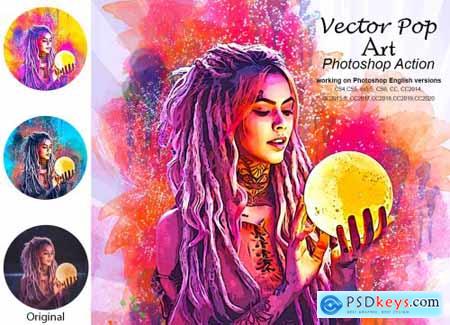 Vector Pop Art Photoshop Action 5210140