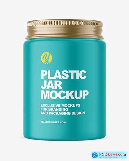 Matte Plastic Jar Mockup 65871