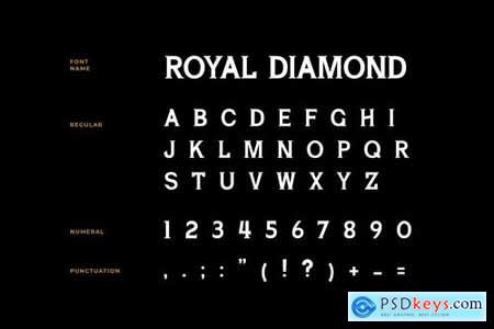 Royal Diamond Display Serif Font