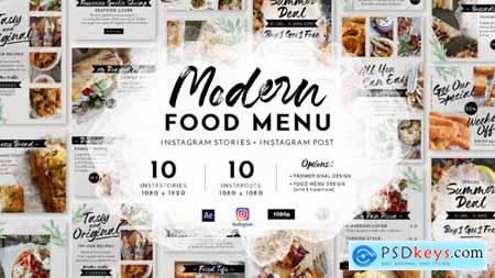 Modern Food Menu Instagram Stories 28331308