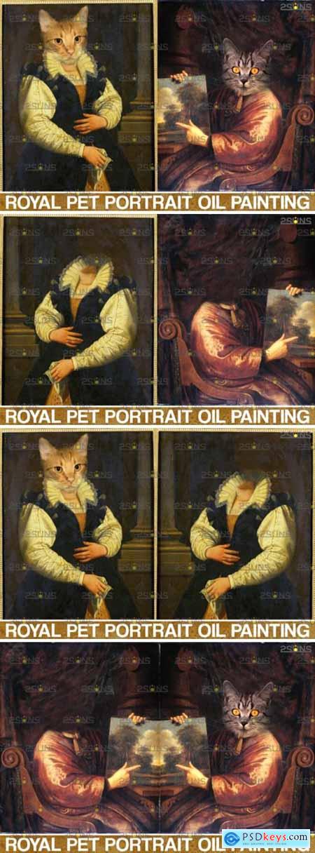Royal Pet Portrait Templates Vol.8 5023677