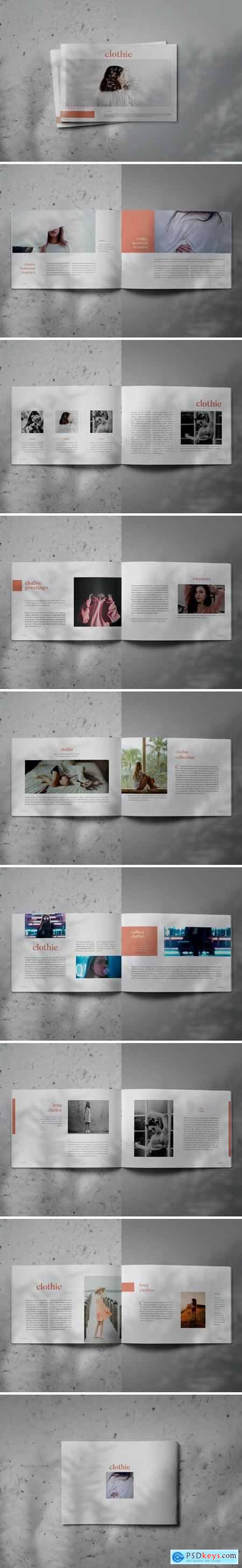 CLOTHIE - Indesign Lookbook Brochure Template
