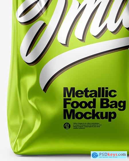 Metallic Food Bag Mockup 65847