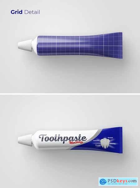 Awesome Toothpaste Mockup