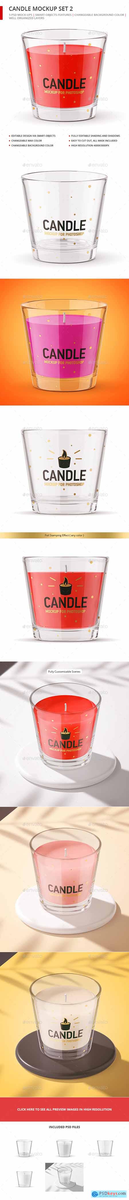 Candle Mockup Set 2 28382047
