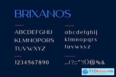 Brixanos Sans Serif Modern Font
