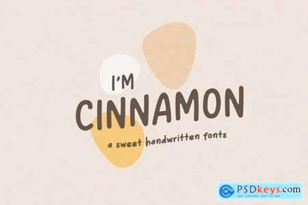 Cinnamon A Sweet Handwritten Fonts