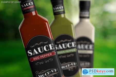 Sauce Bottle Mockup 4834491