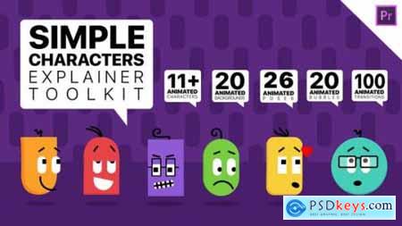 Simple Characters Explainer Toolkit Essential Graphics Mogrts 26277134