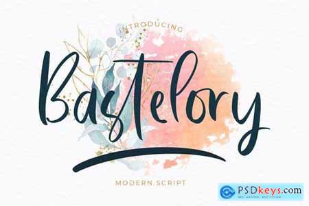 Bastelory Modern Script Font