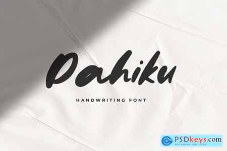 Dahiku - Handwriting Font