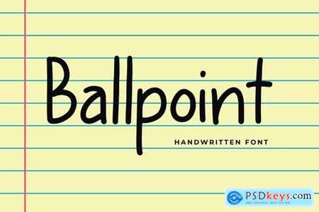 Ballpoint Modern Display Font