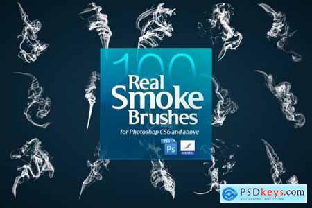 100 Real Smoke Brushes for Photoshop 4904310