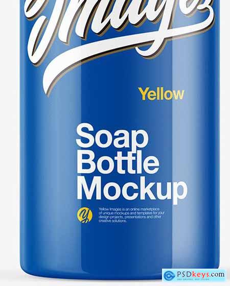 Glossy Soap Bottle Mockup 65572