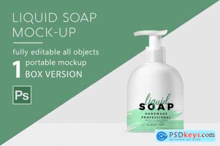 Liquid soap mockup
