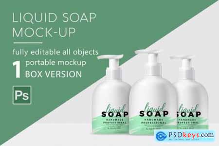 Liquid soap mockup