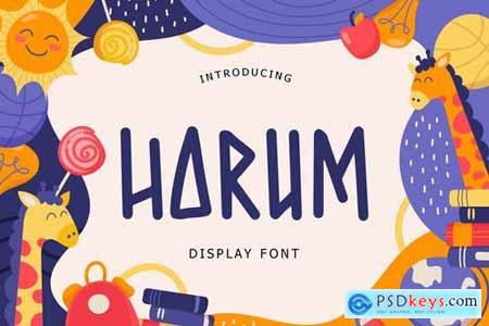 Harum Display Font