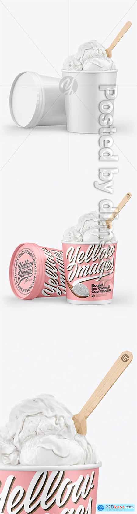 Ice Cream Cup Mockup 52660