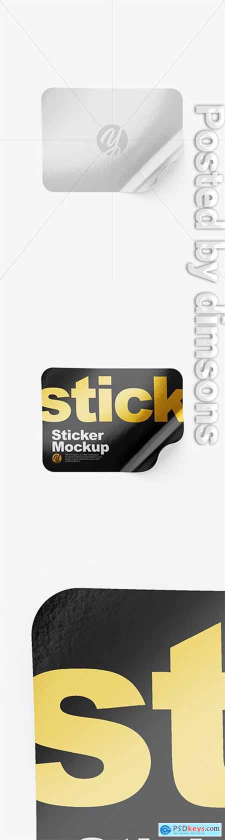 Sticker Mockup 36659