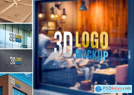 3D logo mockup » Free Download Photoshop Vector Stock ...