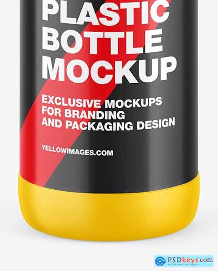 Matte Plastic Bottle Mockup 66688