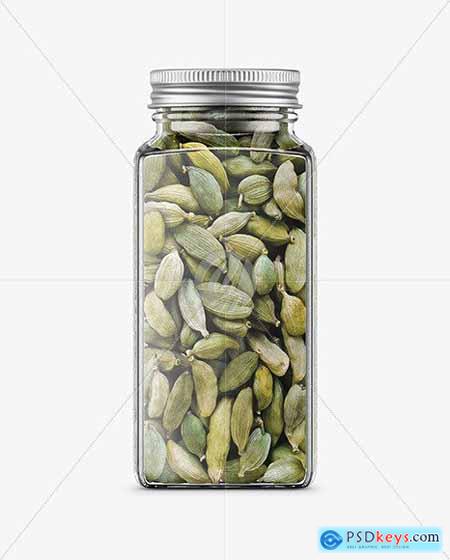 Spice Jar with Cardamon Mockup 59416