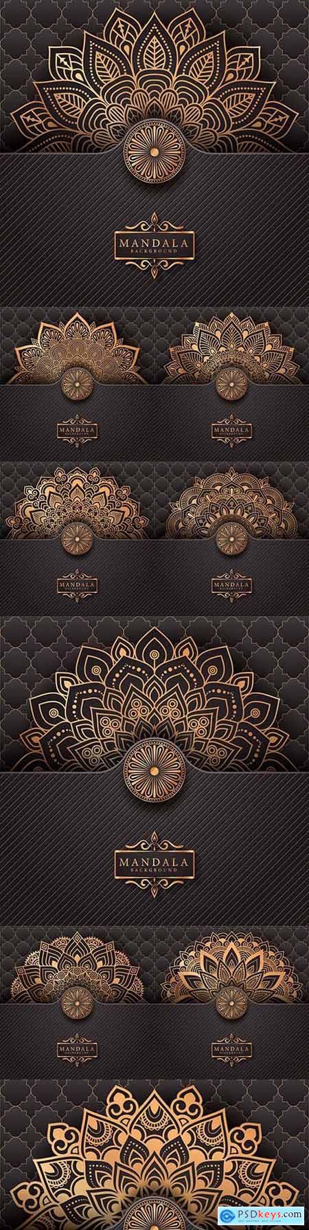 Luxury mandala decorative ethnic background element