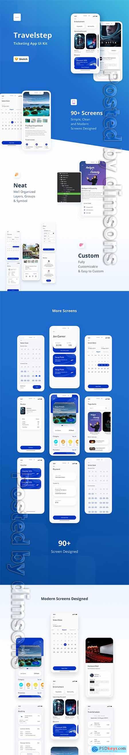 Travelstep Mobile Apps UI Kit