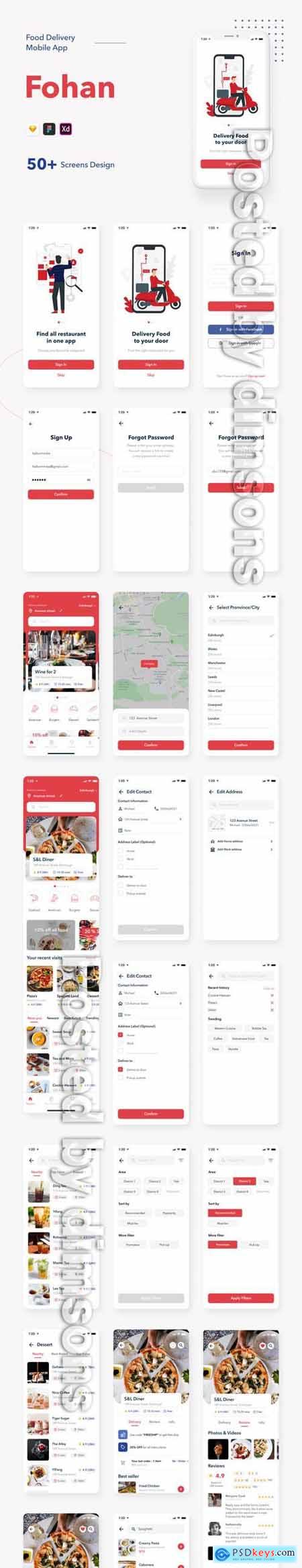 Fohan - Food Delivery Mobile App
