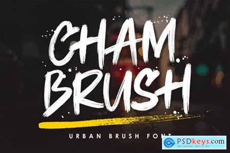 Chambrush - Urban Brush Font