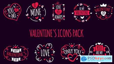 Valentines Icons Pack 23152462