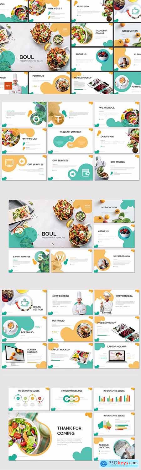 Boul - Food Powerpoint Template
