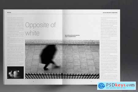 Black and White Lifestyle Brochure 5297328