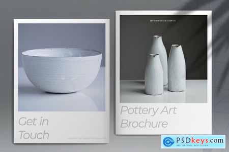 Pottery Art Brochure Template 5297426
