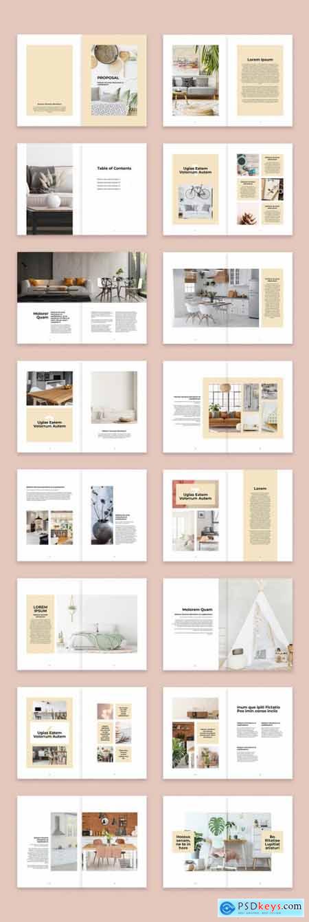 Nordic and Elegant Proposal Layout 373969481